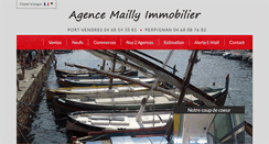 Desktop Screenshot of mailly-immobilier.fr